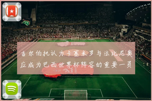 吉尔伯托认为卡塞米罗与法比尼奥应成为巴西世界杯阵容的重要一员